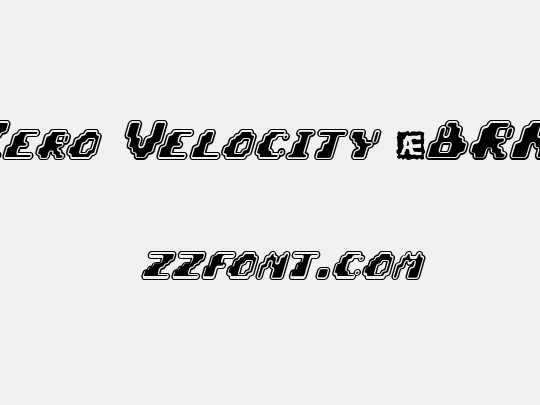 Zero Velocity (BRK)