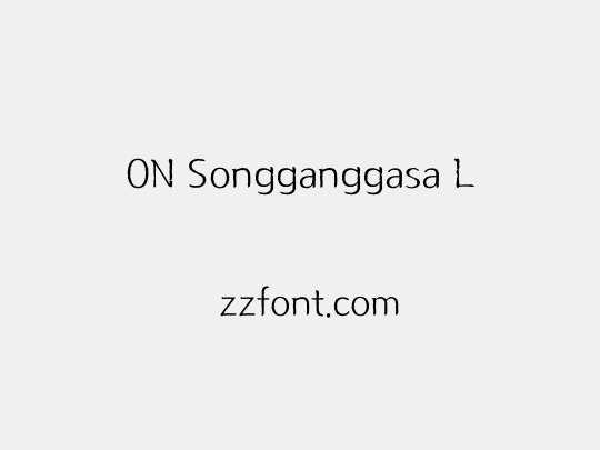 ON Songganggasa L