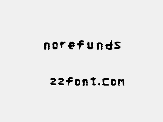 NoRefunds