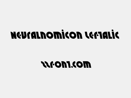 Neuralnomicon Leftalic