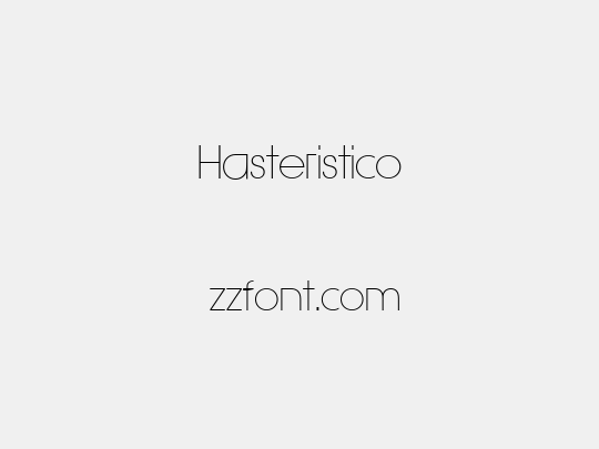 Hasteristico