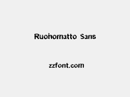 Ruohomatto Sans