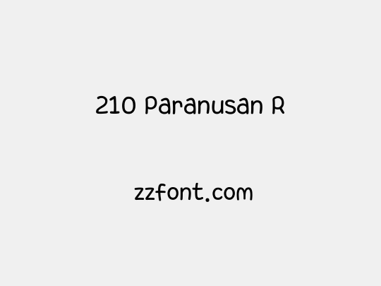 210 Paranusan R