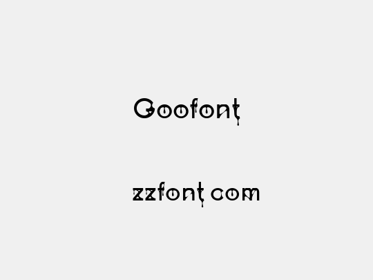 Goofont