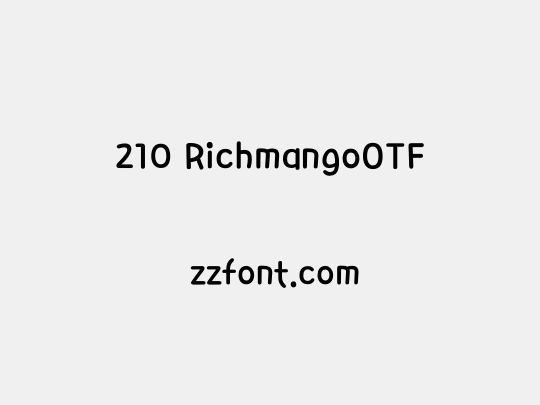 210 RichmangoOTF