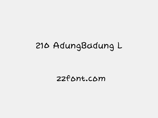 210 AdungBadung L