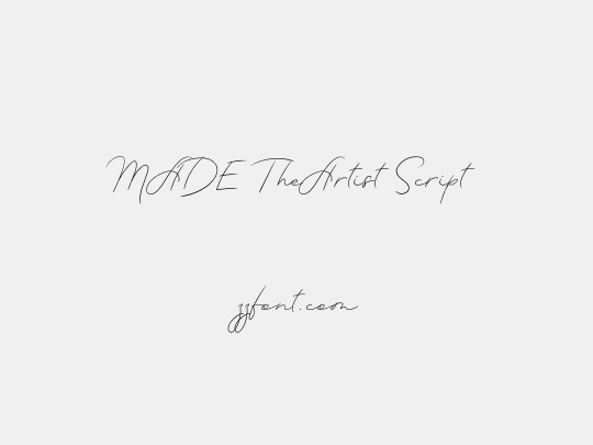 MADE TheArtist Script