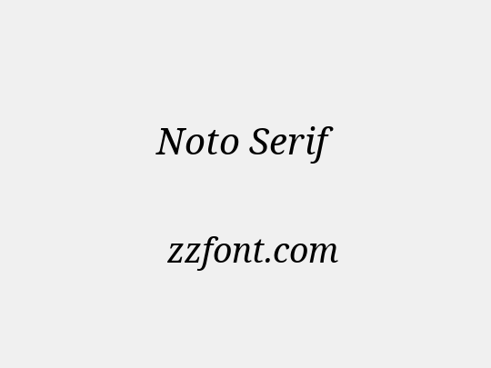 Noto Serif