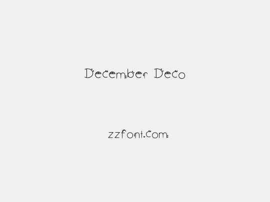 December Deco