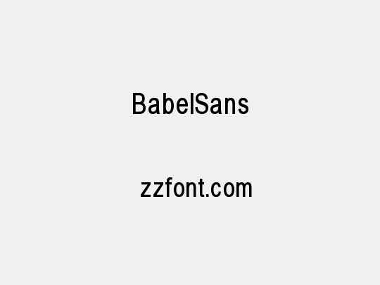 BabelSans