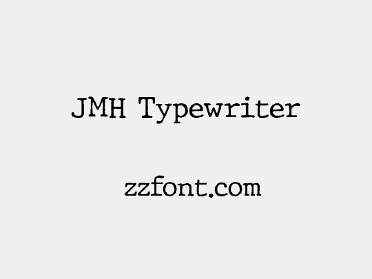 JMH Typewriter