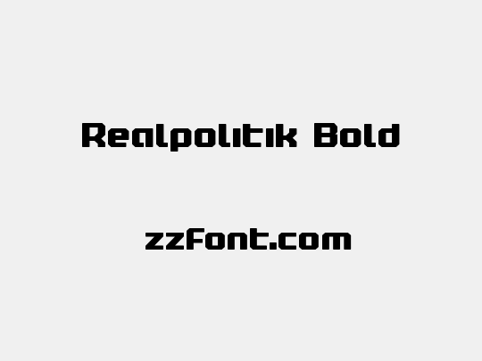 Realpolitik Bold