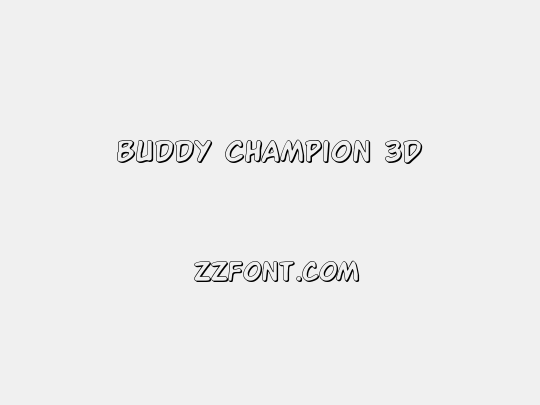 Buddy Champion 3D