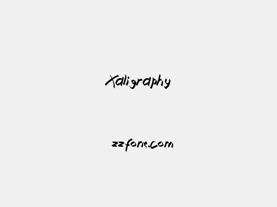 Xaligraphy