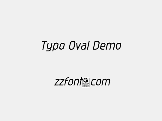 Typo Oval Demo