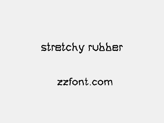 stretchy rubber