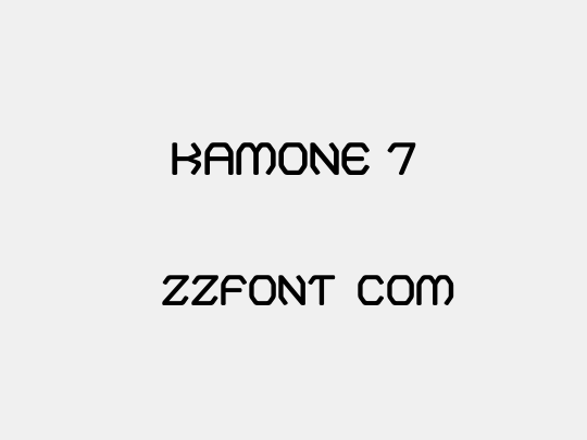 Kamone 7