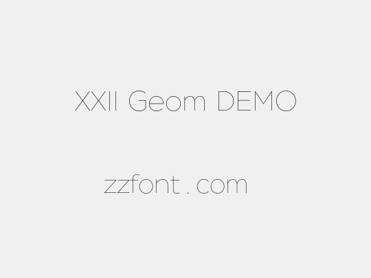 XXII Geom DEMO