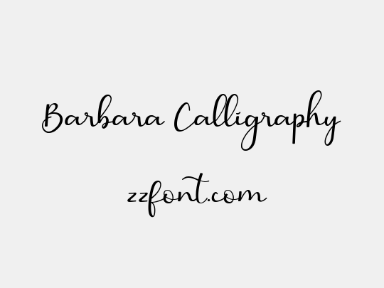 Barbara Calligraphy