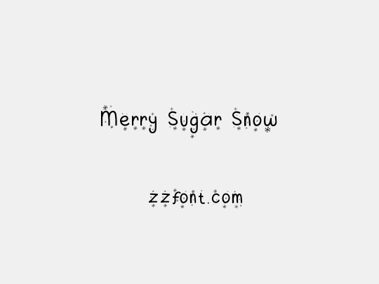 Merry Sugar Snow