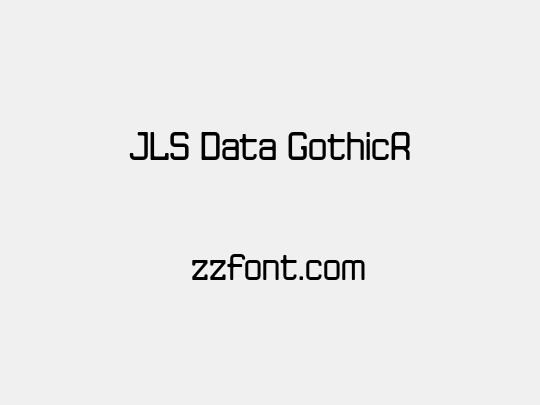 JLS Data GothicR