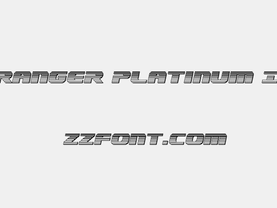 Dekaranger Platinum Italic