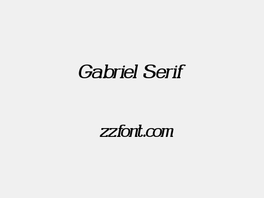 Gabriel Serif