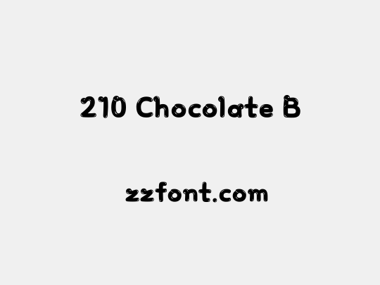 210 Chocolate B