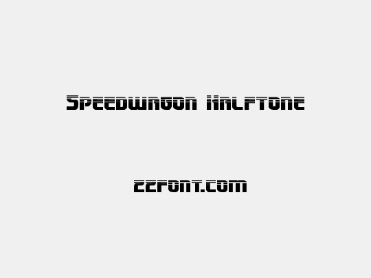 Speedwagon Halftone