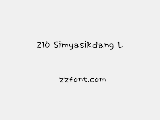 210 Simyasikdang L