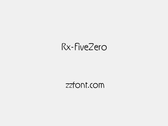 Rx-FiveZero