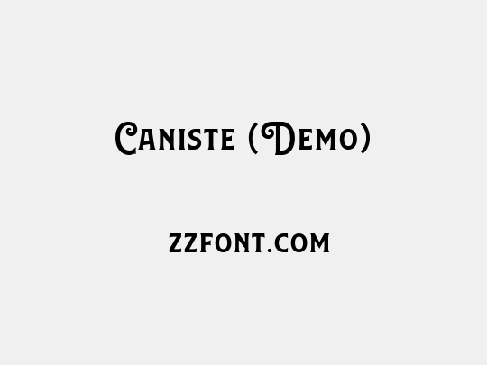 Caniste (Demo)