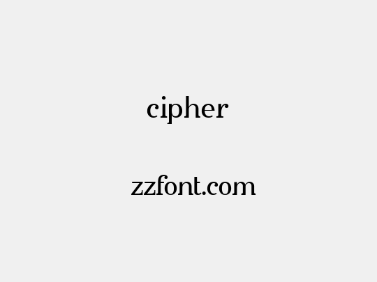 cipher