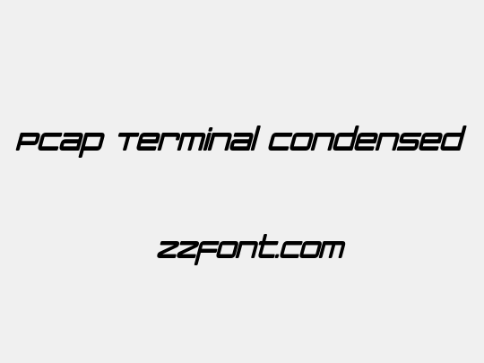 PCap Terminal Condensed