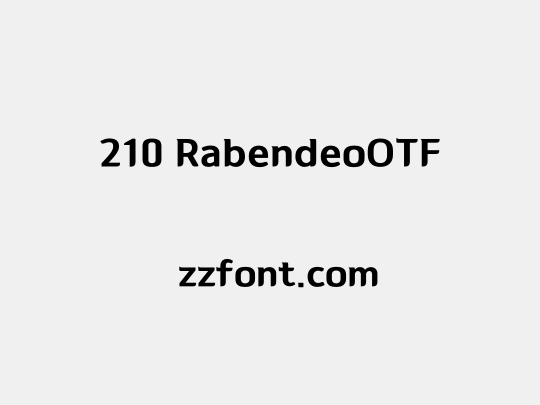 210 RabendeoOTF