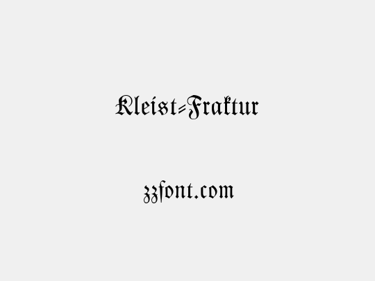 Kleist-Fraktur