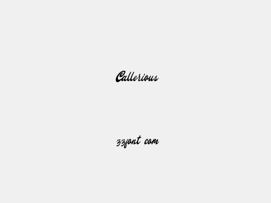 Callerious