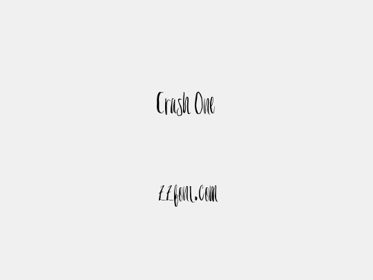 Crash One