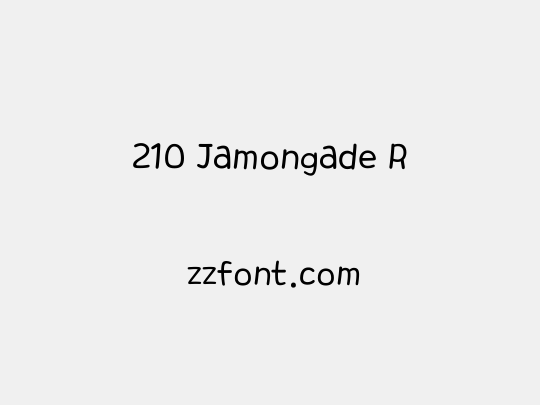 210 Jamongade R