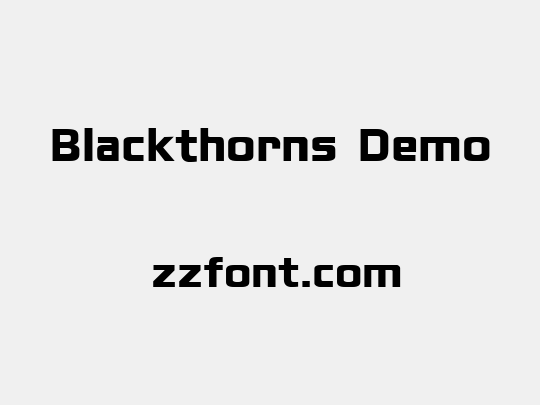 Blackthorns Demo