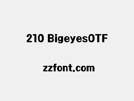 210 BigeyesOTF