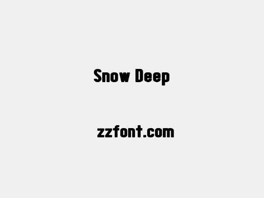 Snow Deep