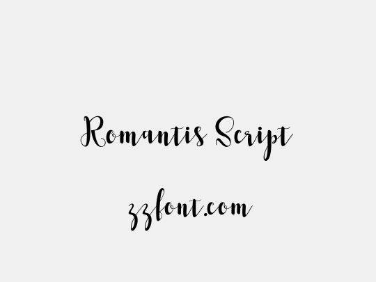 Romantis Script