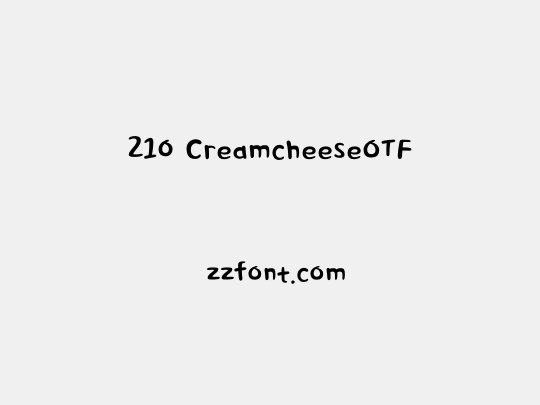 210 CreamcheeseOTF