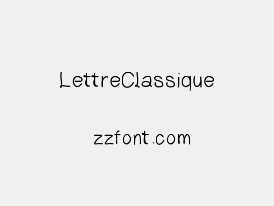 LettreClassique