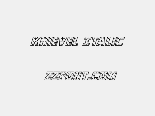 Knievel Italic