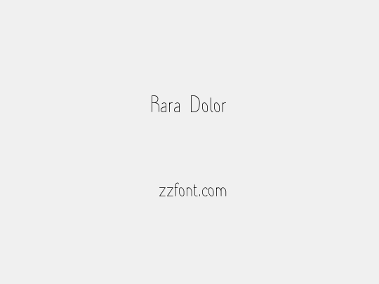 Rara Dolor