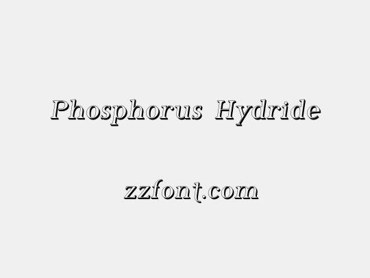 Phosphorus Hydride