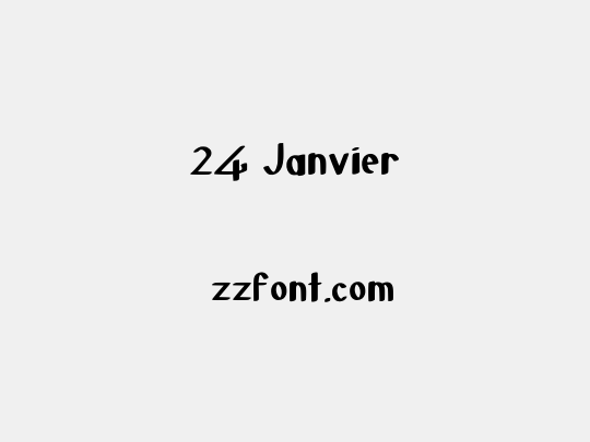 24 Janvier