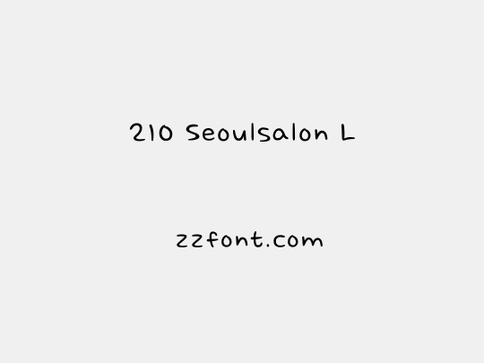 210 Seoulsalon L